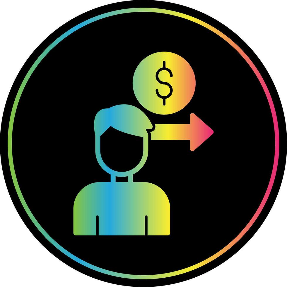 Debtor Vector Icon Design