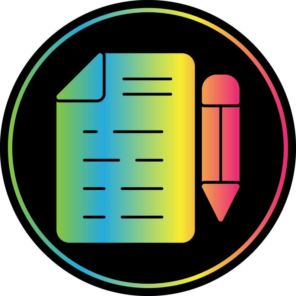 Contract Vector Icon Design