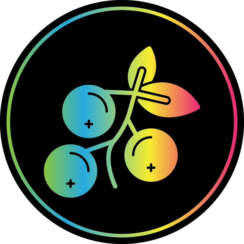 Cranberry Vector Icon Design