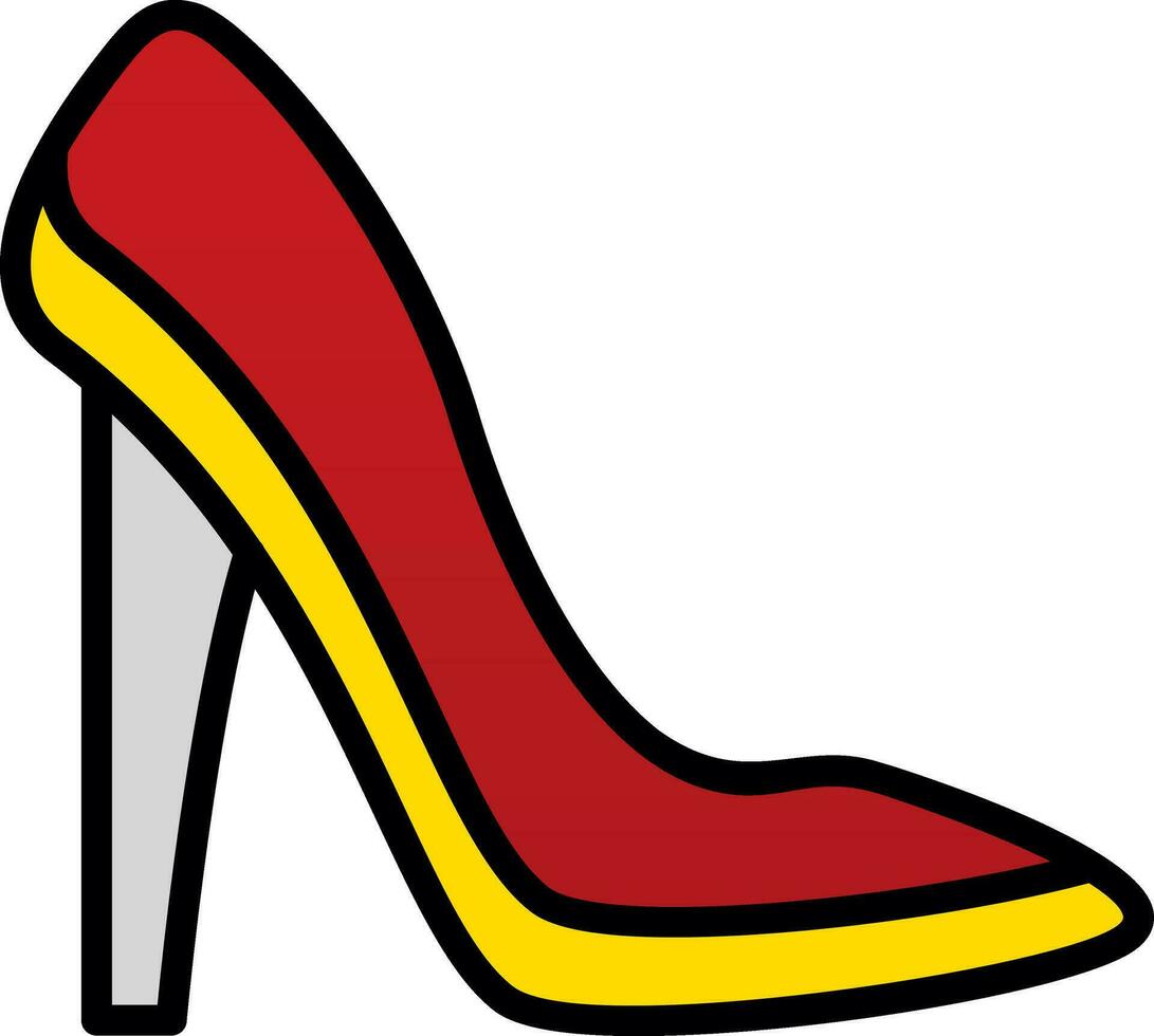 High Heels Vector Icon Design