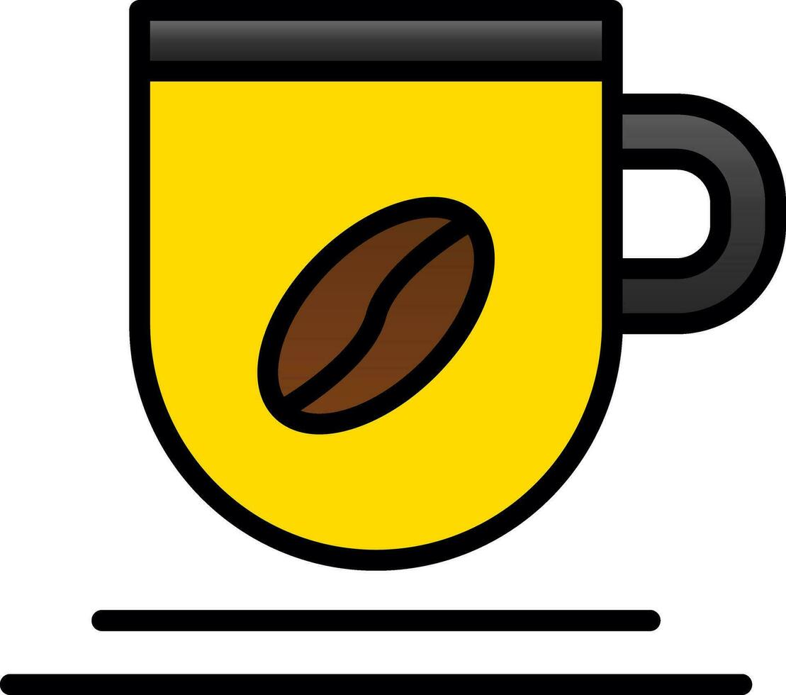 Coffee Cup Vector Icon Design