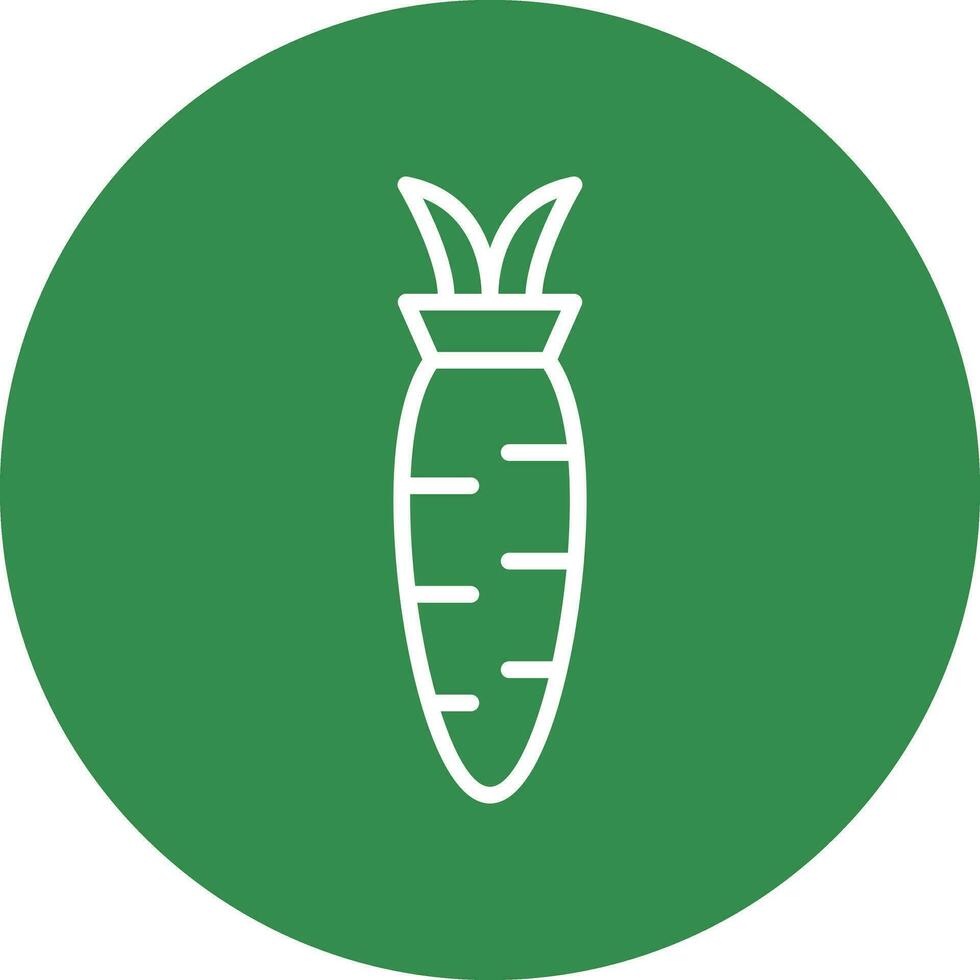 Carrot Vector Icon Design
