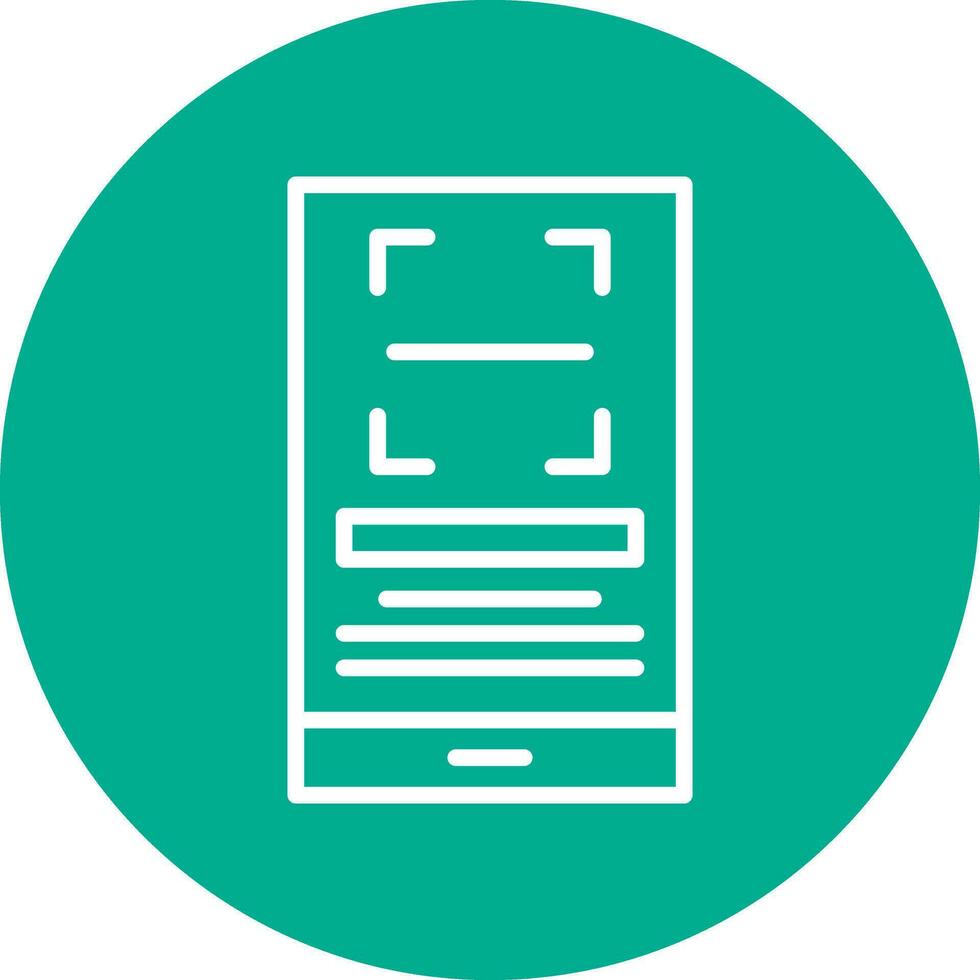 Qr Scan Vector Icon Design