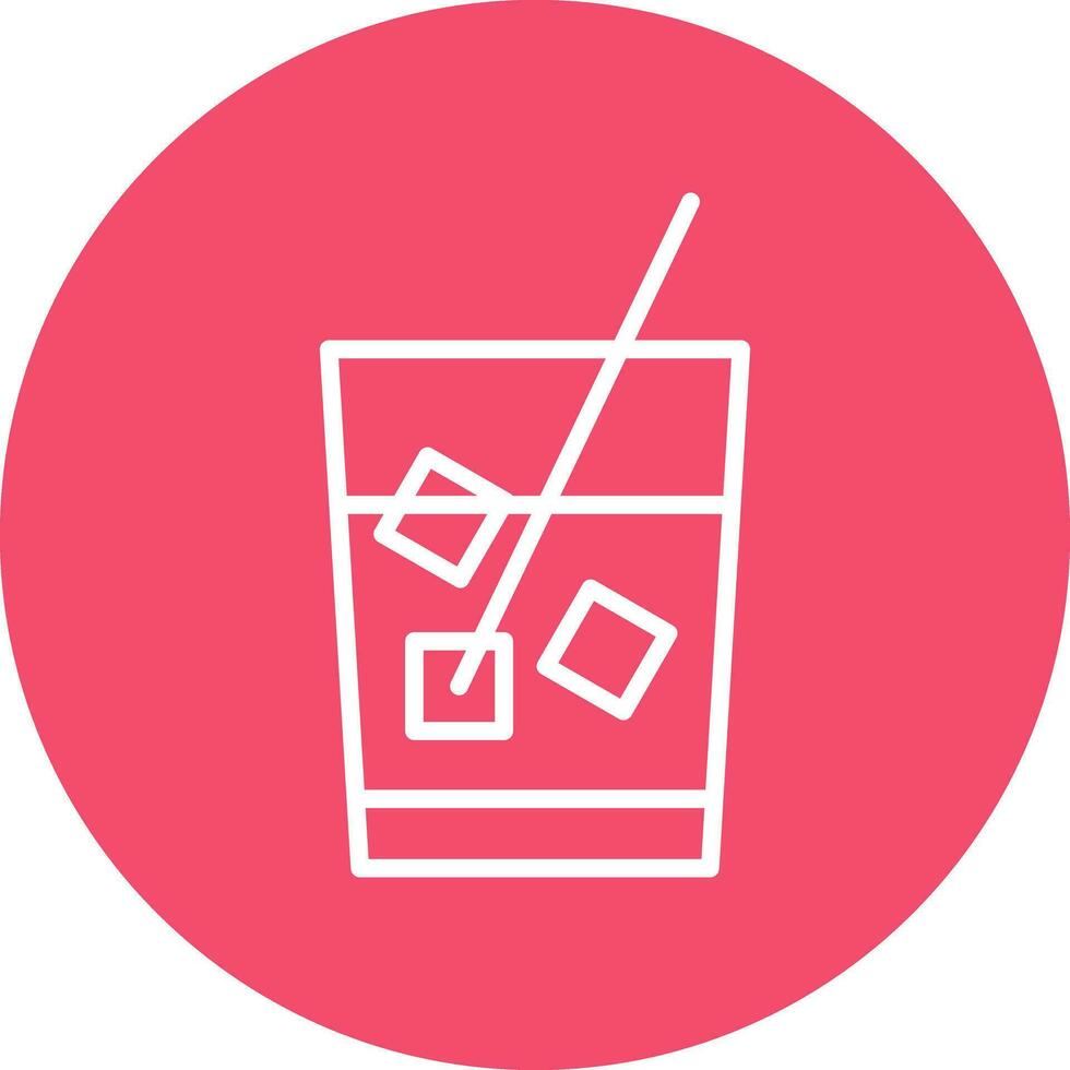 Cold Drinks Vector Icon Design