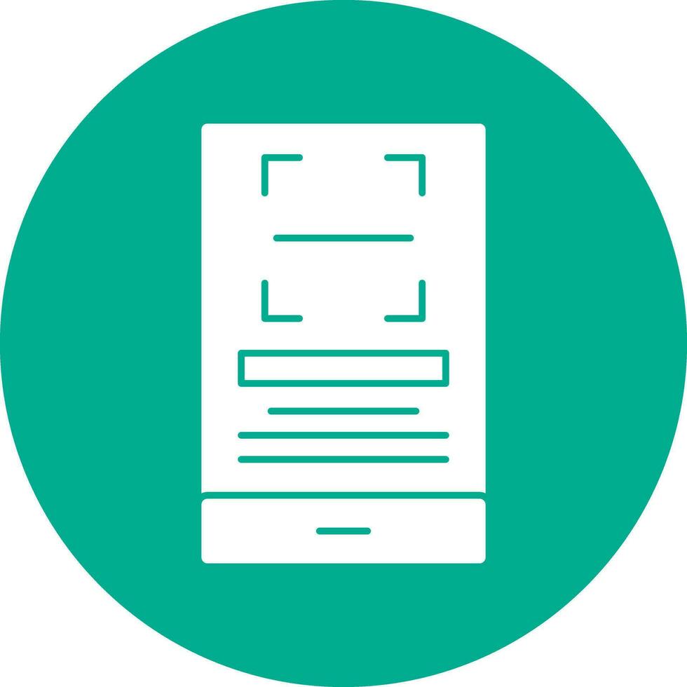 Qr Scan Vector Icon Design