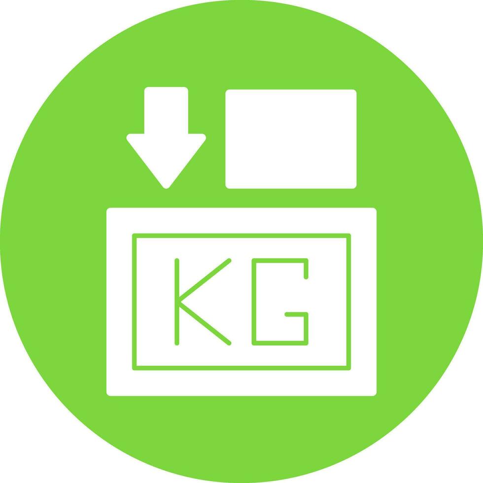 Weight Vector Icon Design