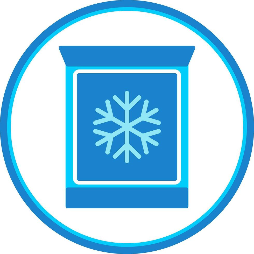 Frozen Goods Vector Icon Design