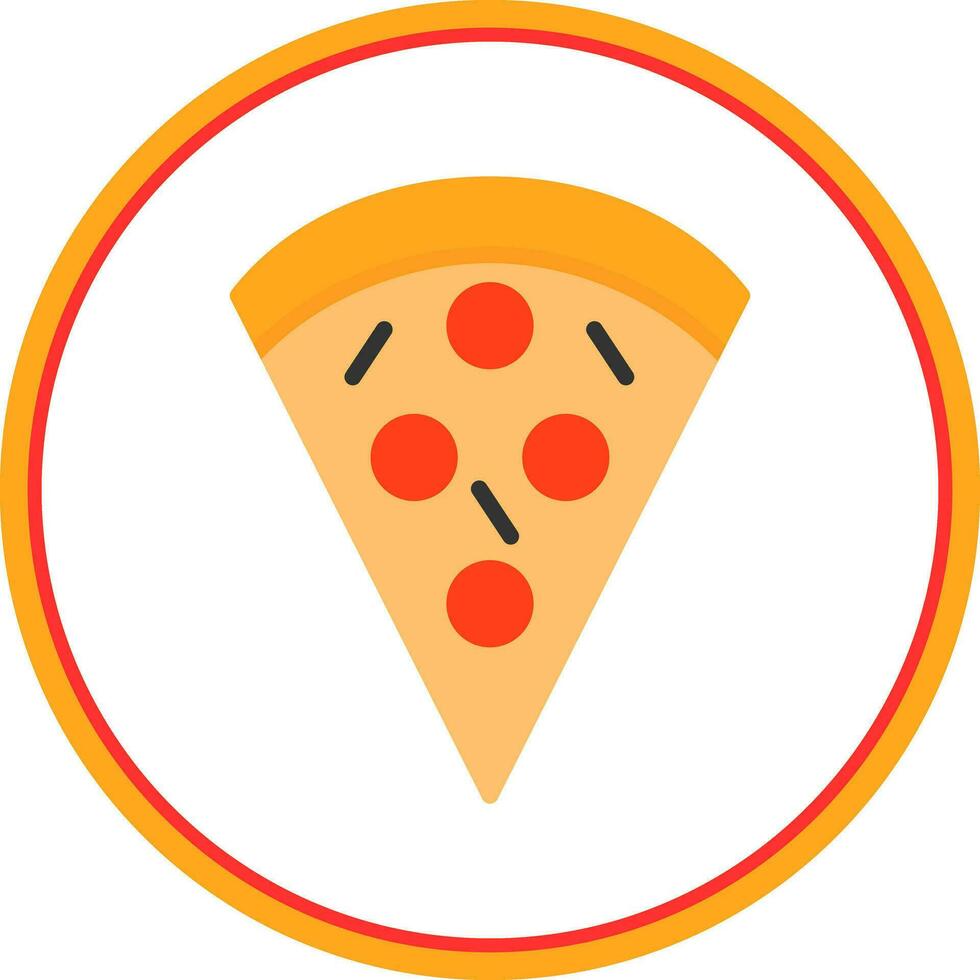 diseño de icono de vector de rebanada de pizza
