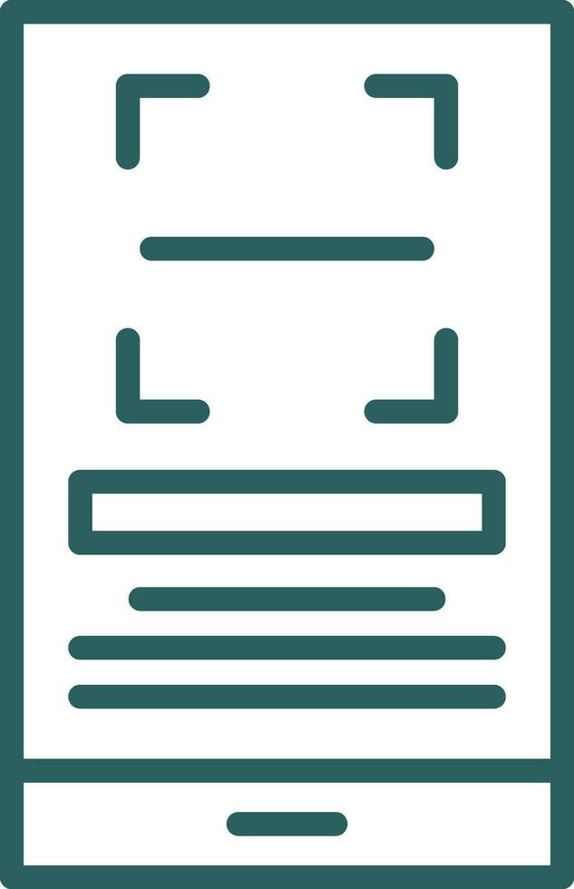 Qr Scan Vector Icon Design