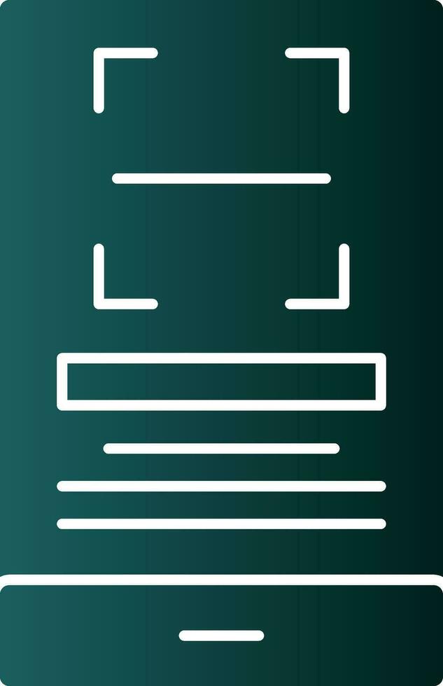 Qr Scan Vector Icon Design