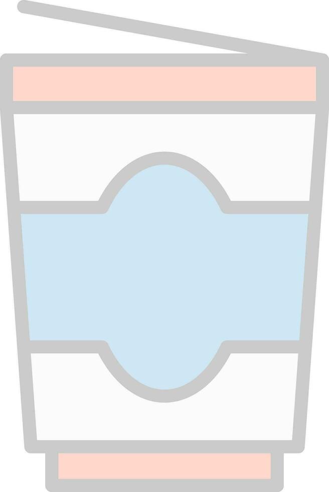 Yogurt Vector Icon Design