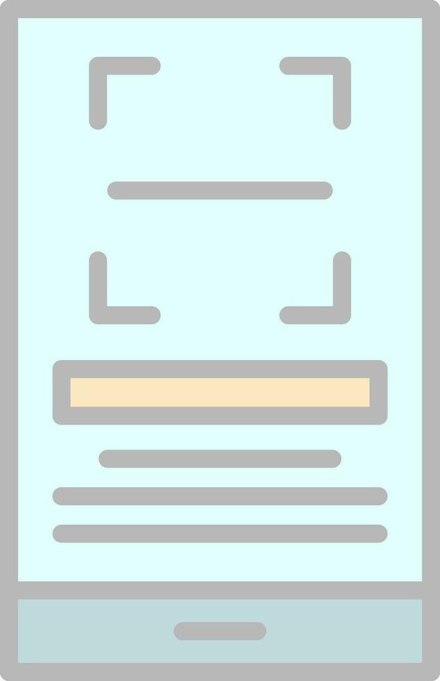 Qr Scan Vector Icon Design