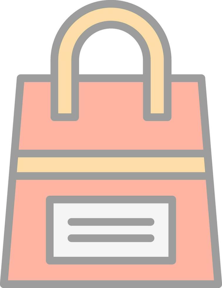 diseño de icono de vector de bolsa de compras