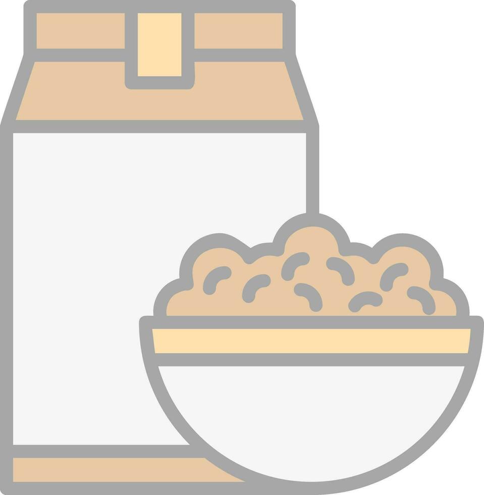 Cereal Vector Icon Design