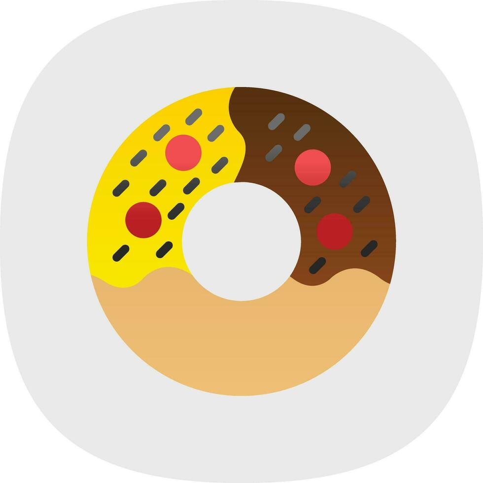 Doughnut Vector Icon Design