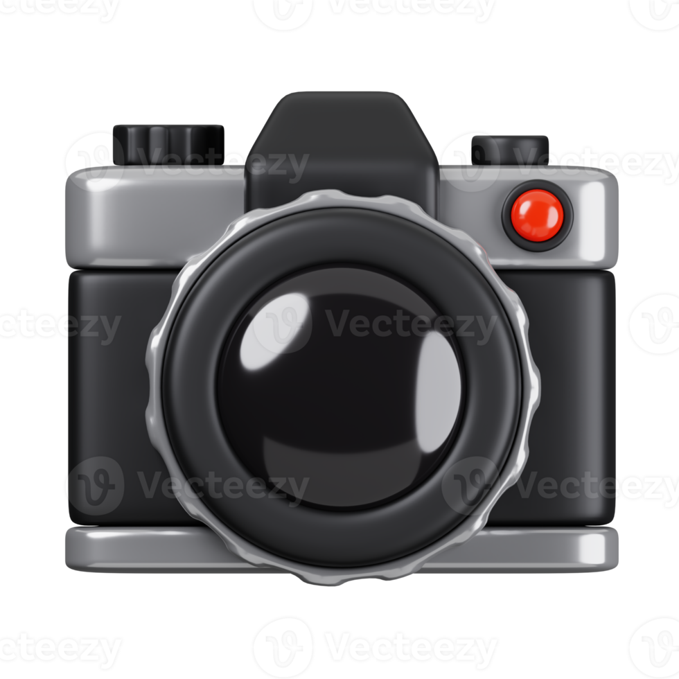 Camera isolated. General UI icon set concept. 3D Render illustration png