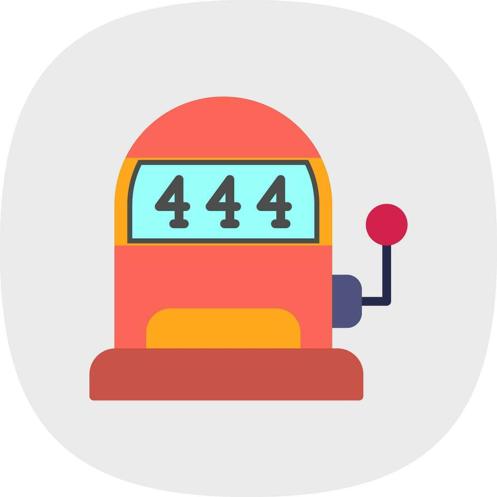 Slot Machine  Vector Icon Design