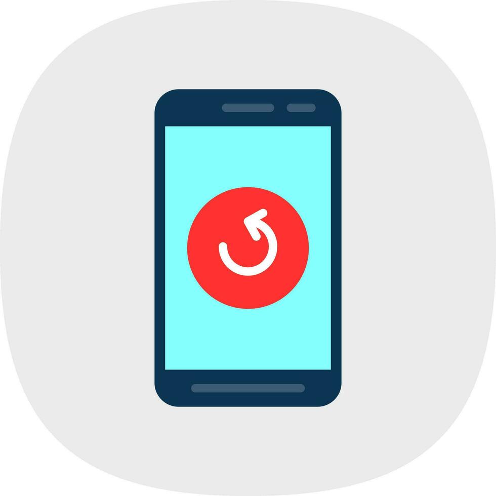 Mobile Refresh  Vector Icon Design