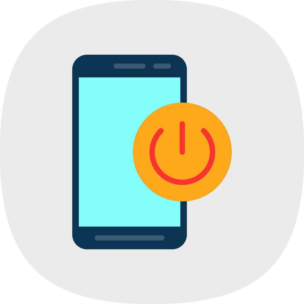 Mobile On Off  Vector Icon Design