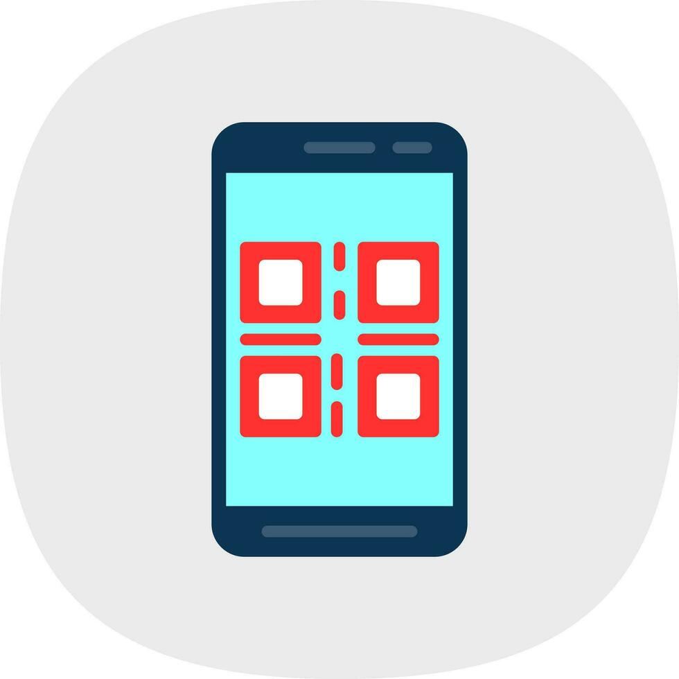 Qr Code  Vector Icon Design