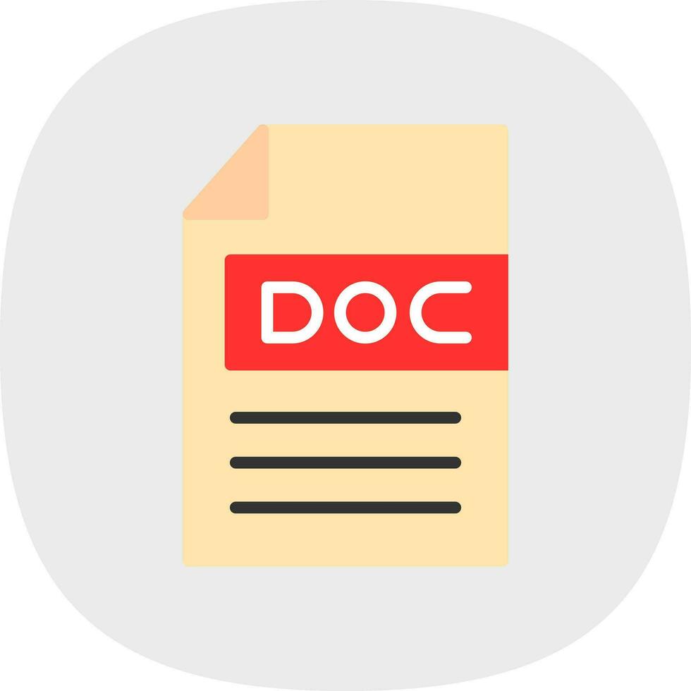 Doc  Vector Icon Design