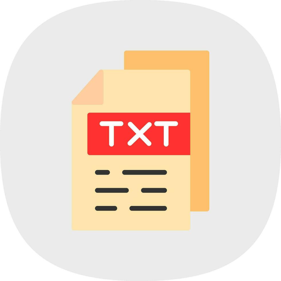 Txt  Vector Icon Design