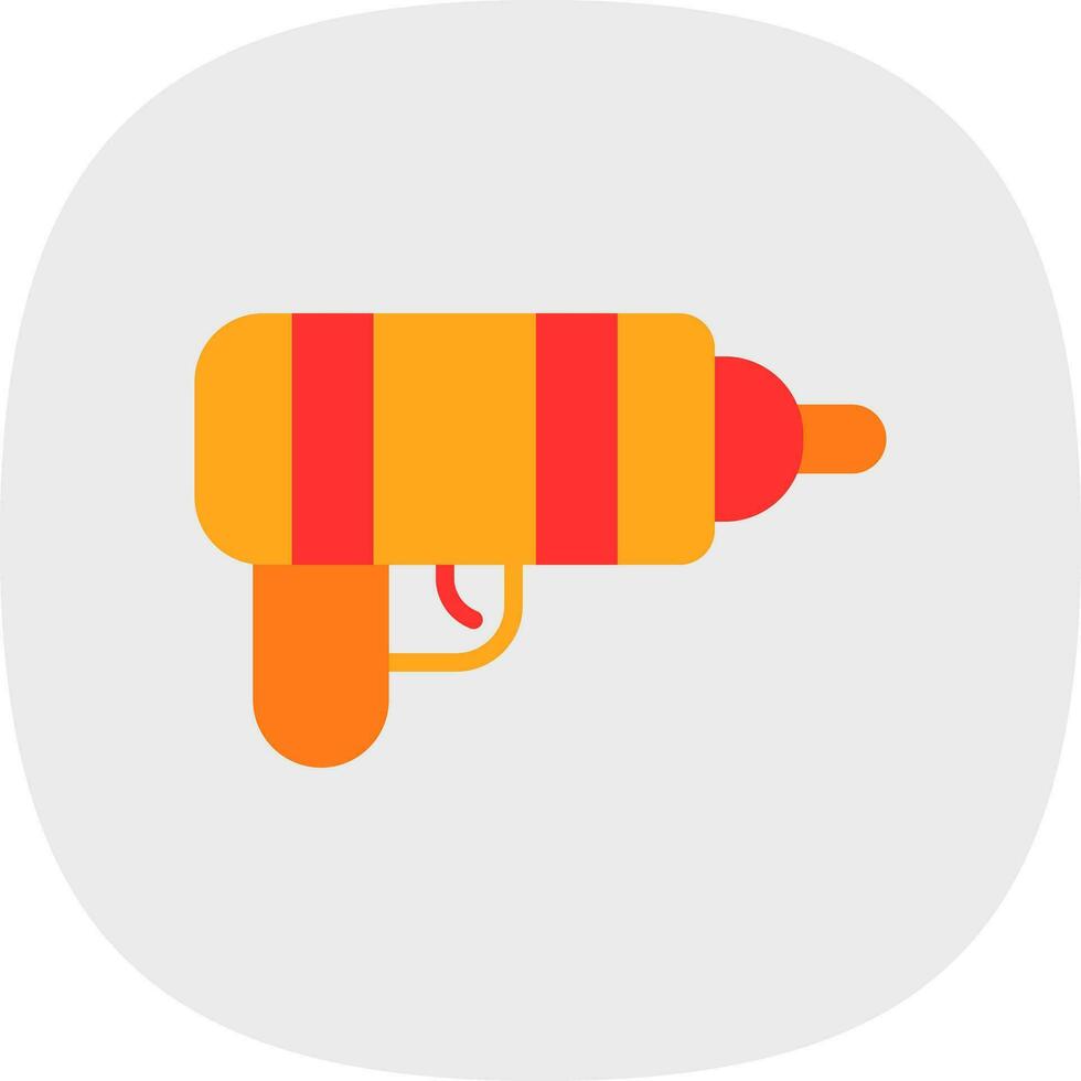 agua pistola vector icono diseño