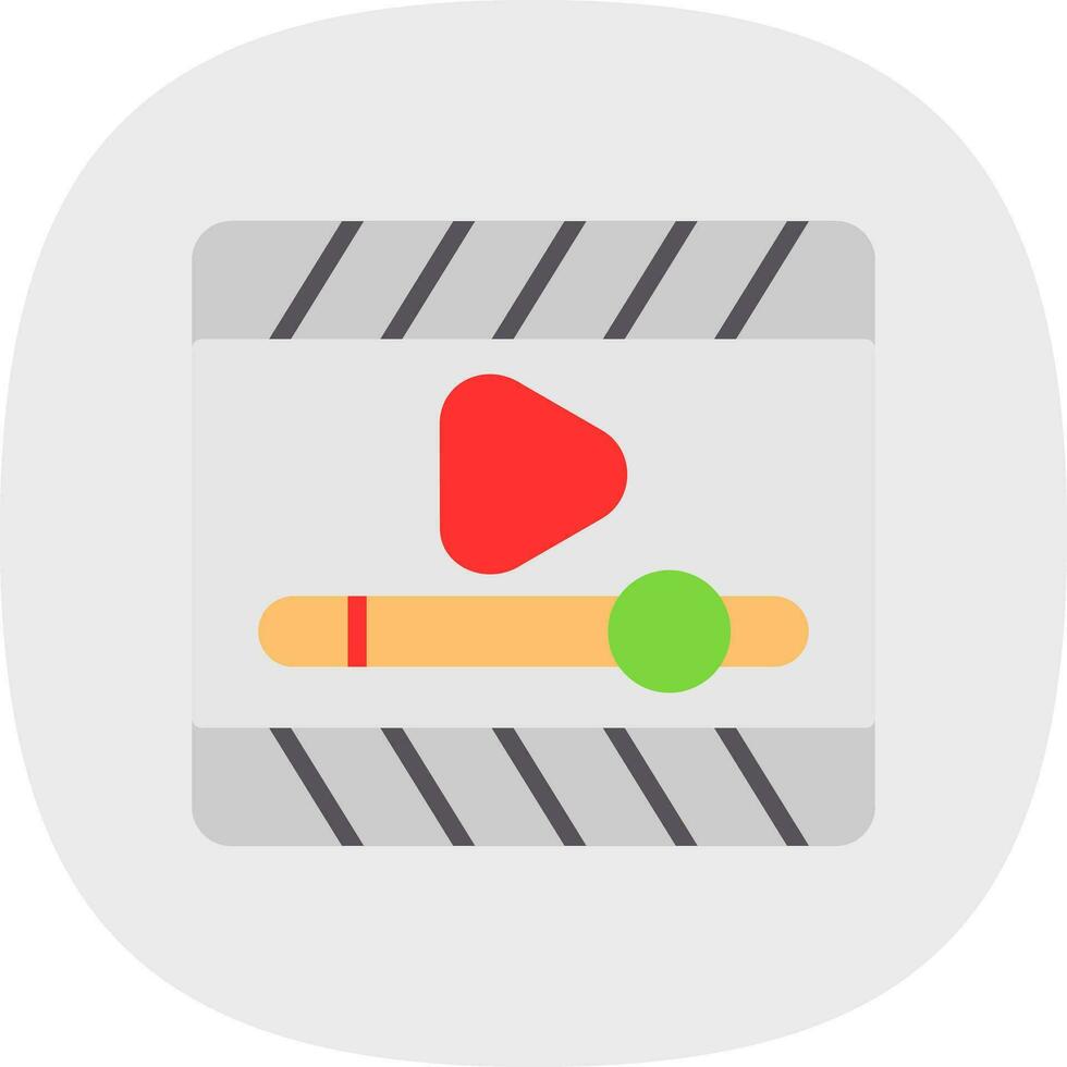 Video Player  Vector Icon Design