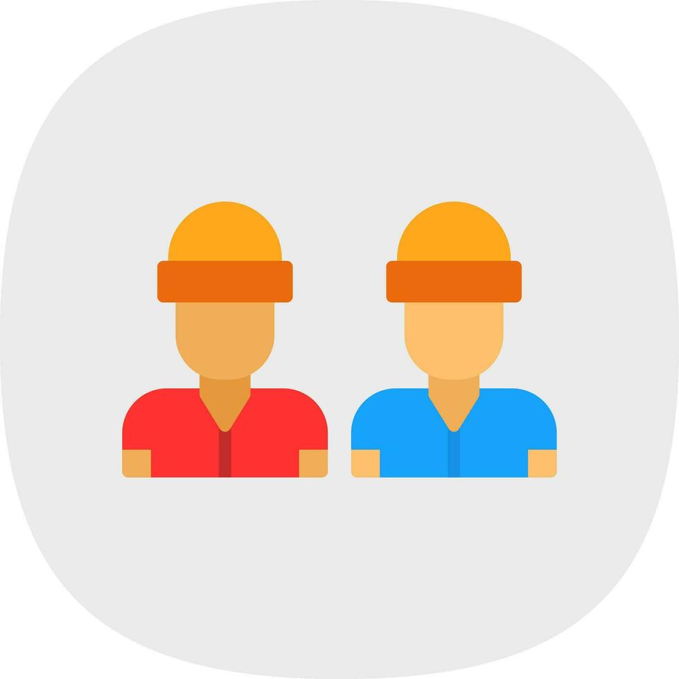 Workers  Vector Icon Design