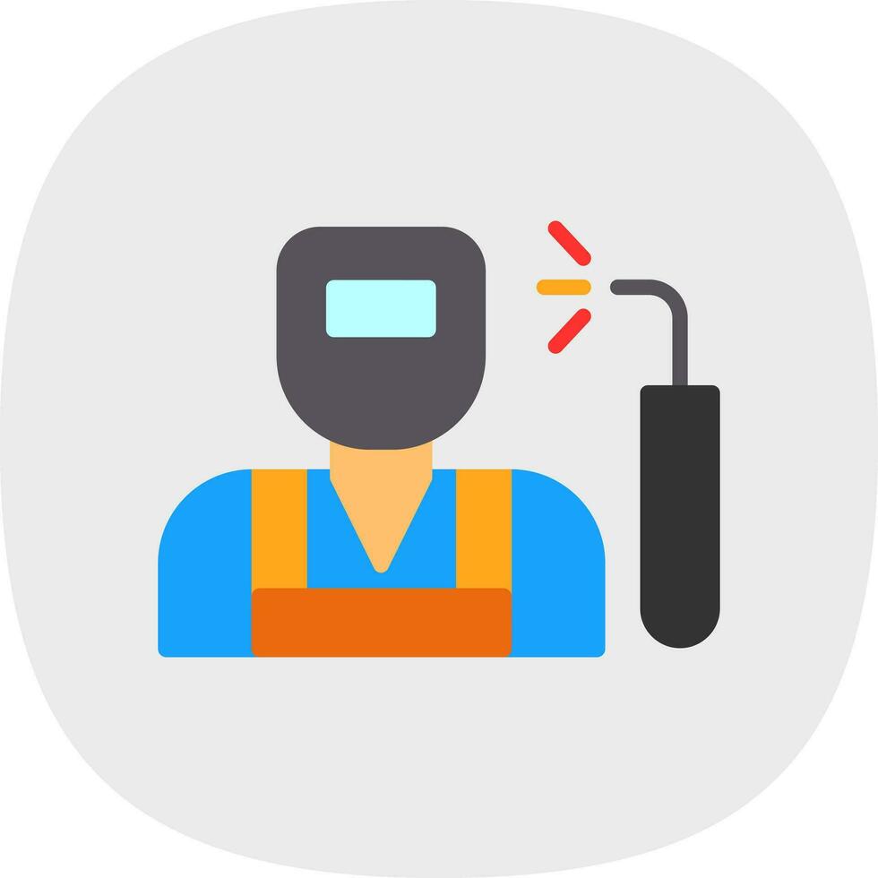 Welder  Vector Icon Design