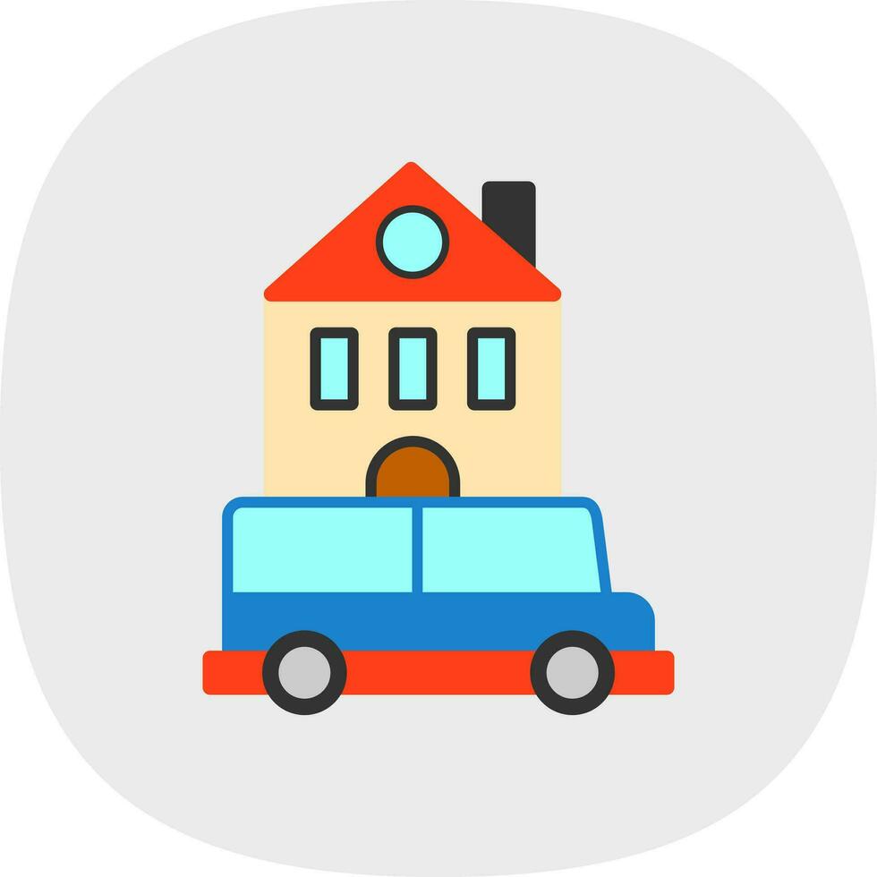 Shuttle Vector Icon Design