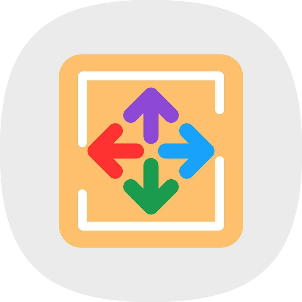 Expand Arrows Vector Icon Design