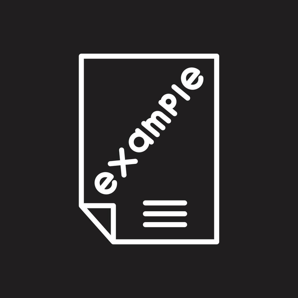 Example  Vector Icon Design