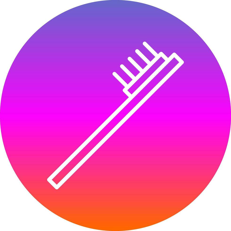 Toothbrush Vector Icon Design