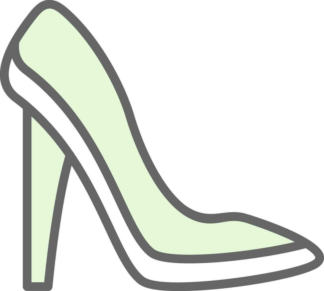 diseño de icono de vector de tacones altos