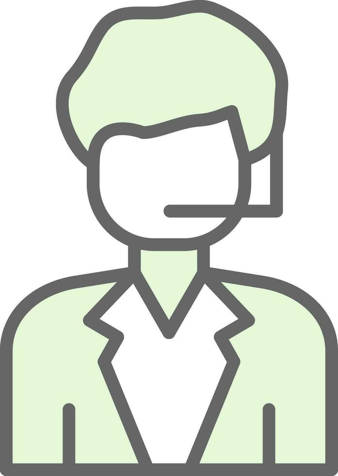 Customer Service Vector Icon Design