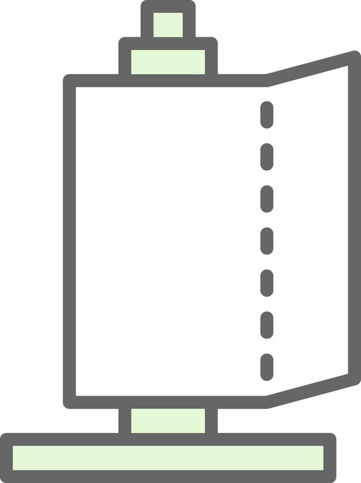 diseño de icono de vector de papel higiénico