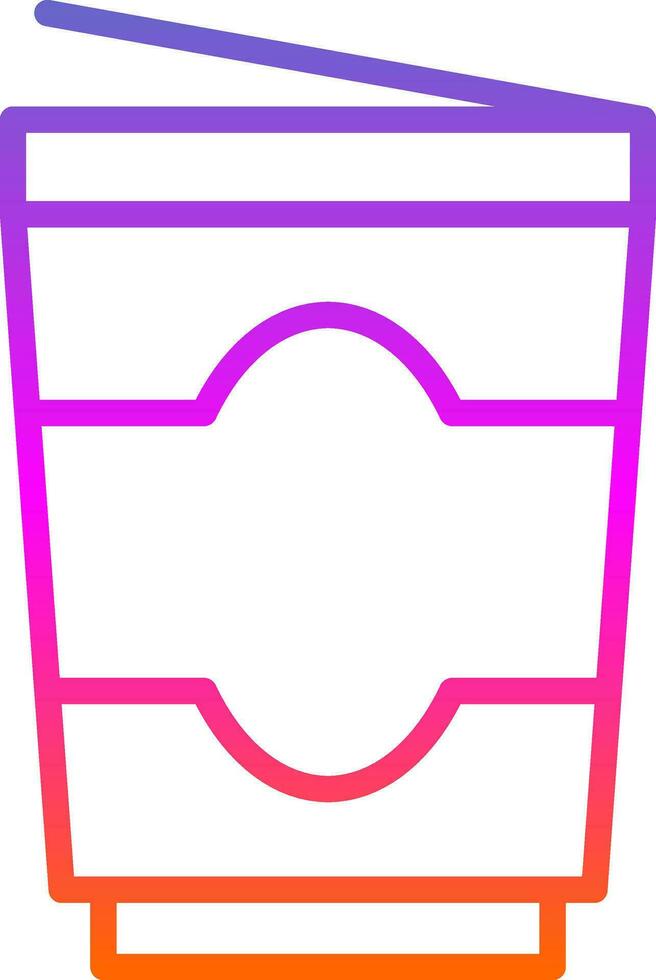 Yogurt Vector Icon Design