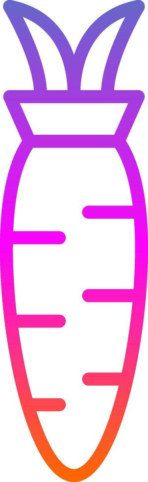 Carrot Vector Icon Design