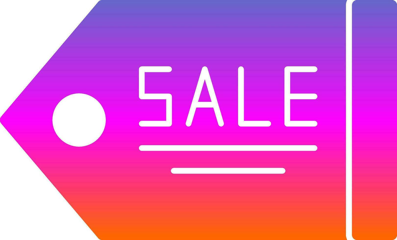 Sale Tag Vector Icon Design