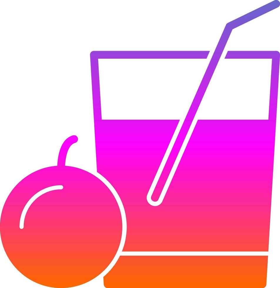 Lemon Juice Vector Icon Design
