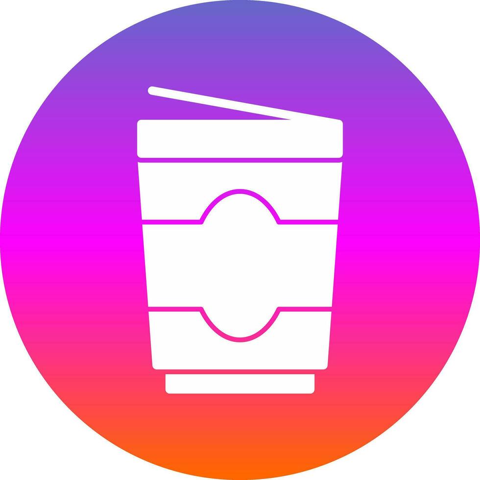 Yogurt Vector Icon Design