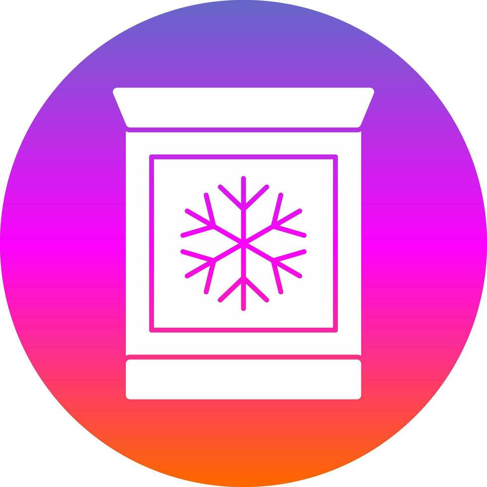 Frozen Goods Vector Icon Design