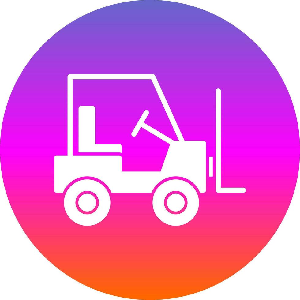 Forklift Vector Icon Design