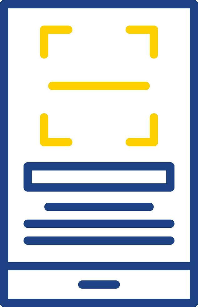 Qr Scan Vector Icon Design