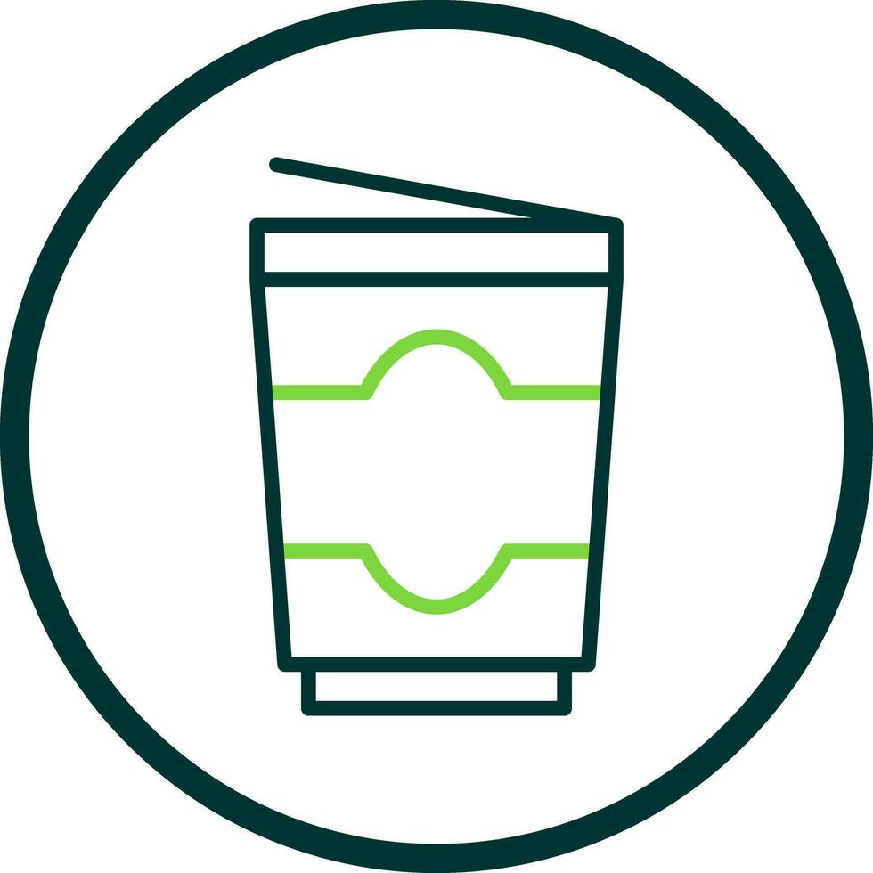 Yogurt Vector Icon Design
