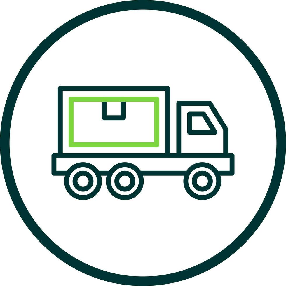 Delivery Truck Vector Icon Design