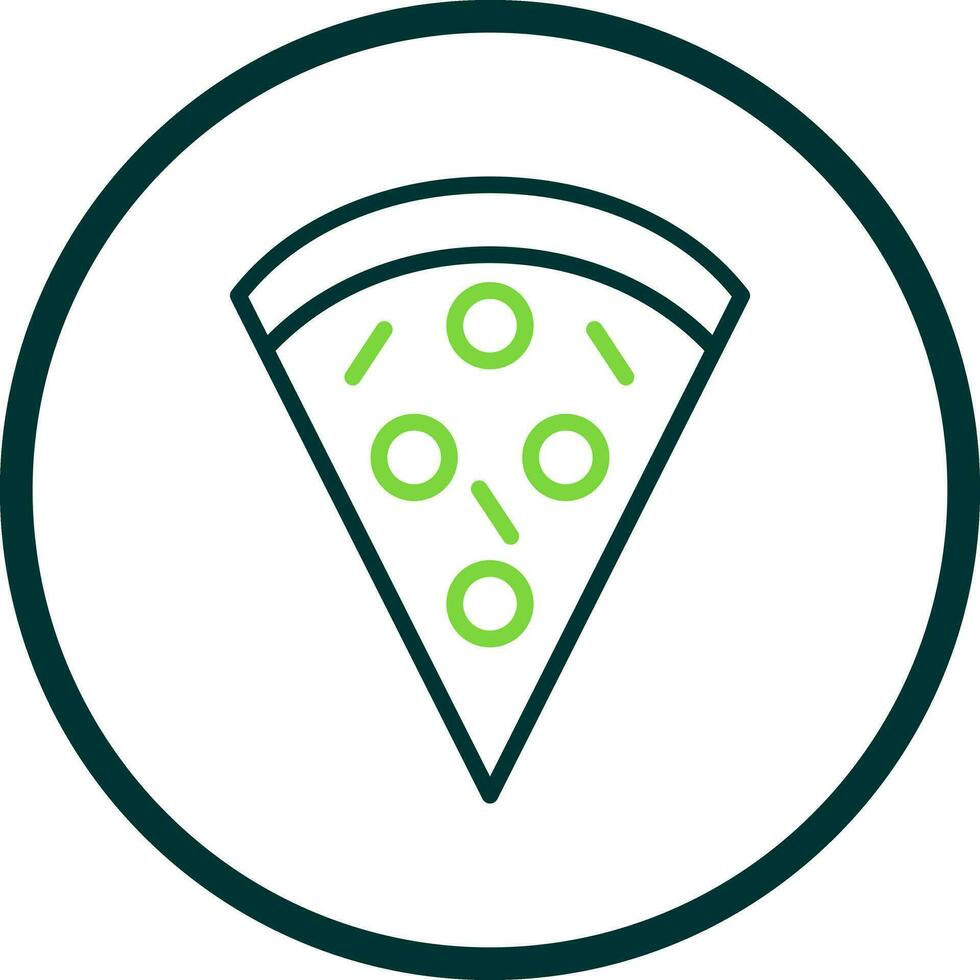 Pizza Slice Vector Icon Design