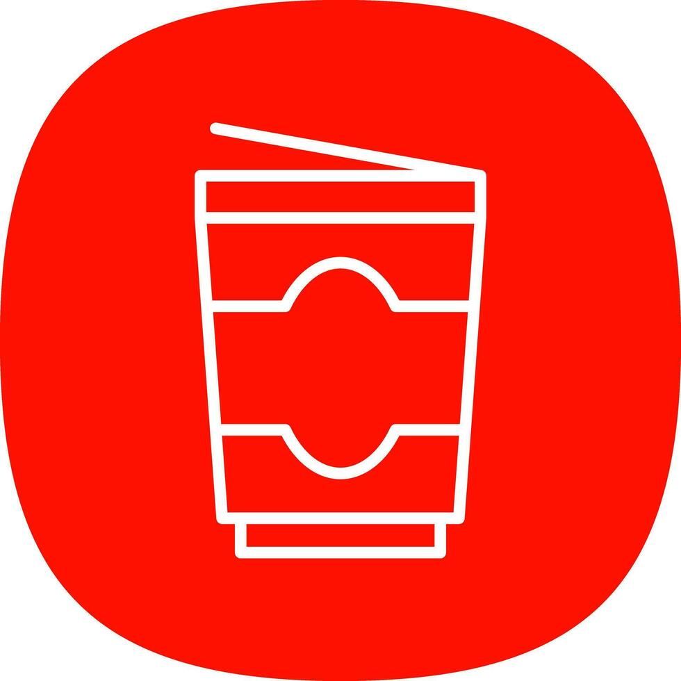 Yogurt Vector Icon Design