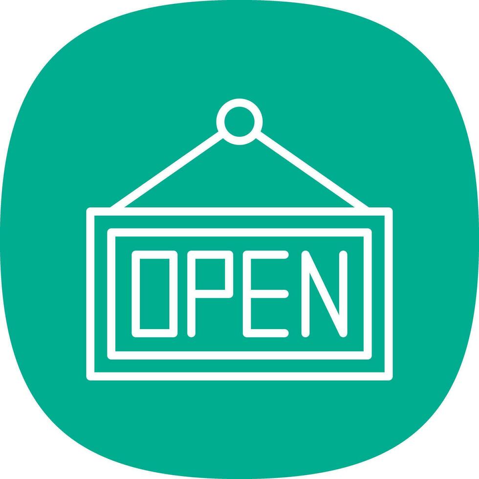 Open Tag Vector Icon Design